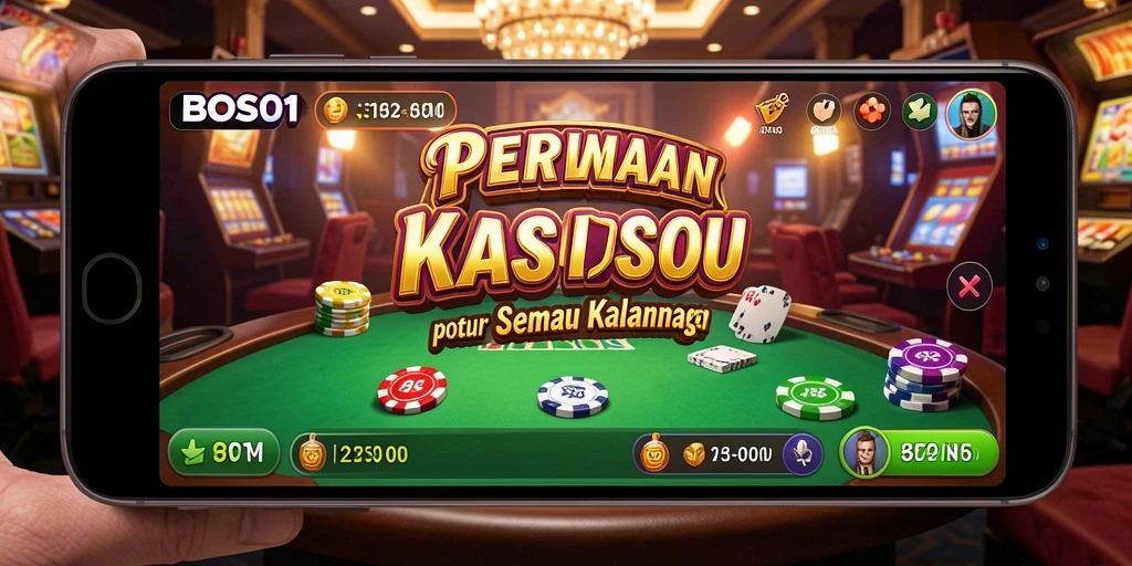 Tampilan gameplay BOS01 yang mengasyikkan dan penuh warna.