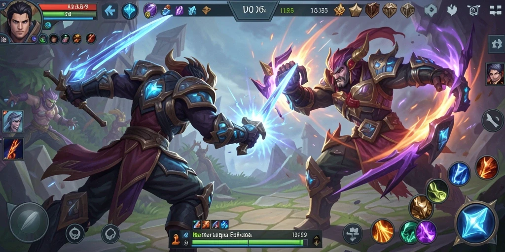 Gameplay D06 yang menarik dengan aksi strategis antar tim.
