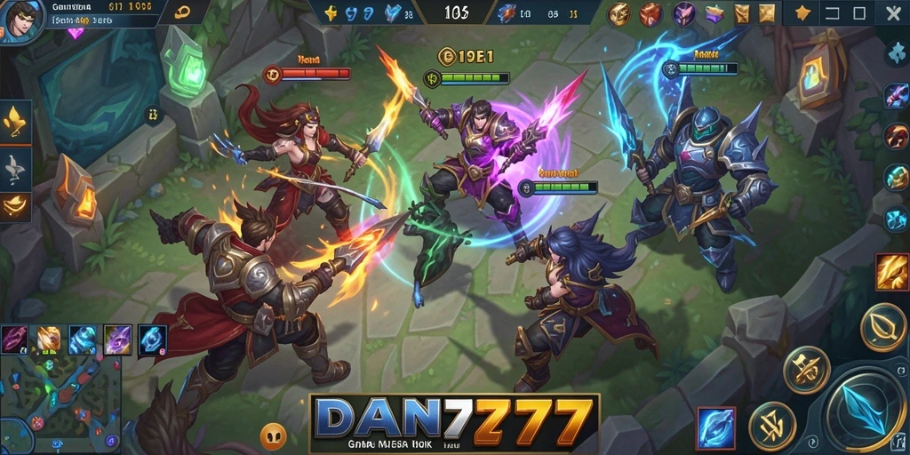 Tangkapan layar dari gameplay seru di DAN777.