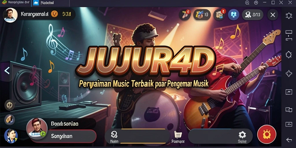 Screenshot dari gameplay JUJUR4D menampilkan aksi seru dan interaksi pemain.