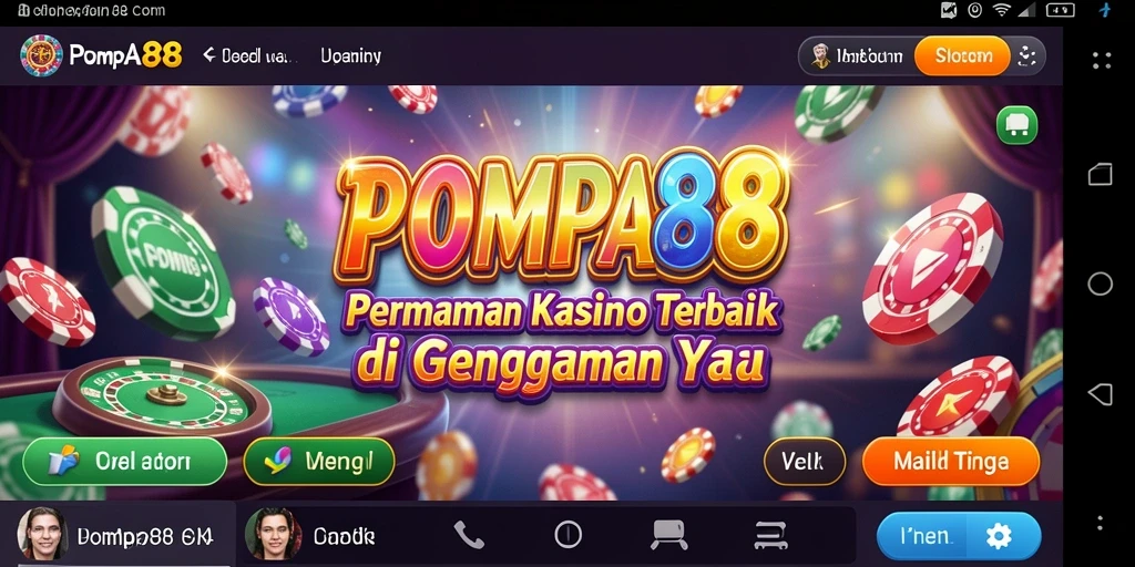 Screenshot gameplay POMPA88, menampilkan aksi kasino yang mendebarkan.