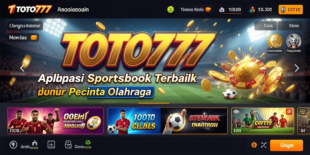 Tampilan utama TOTO777 menunjukkan grafik taruhan olahraga yang menarik.
