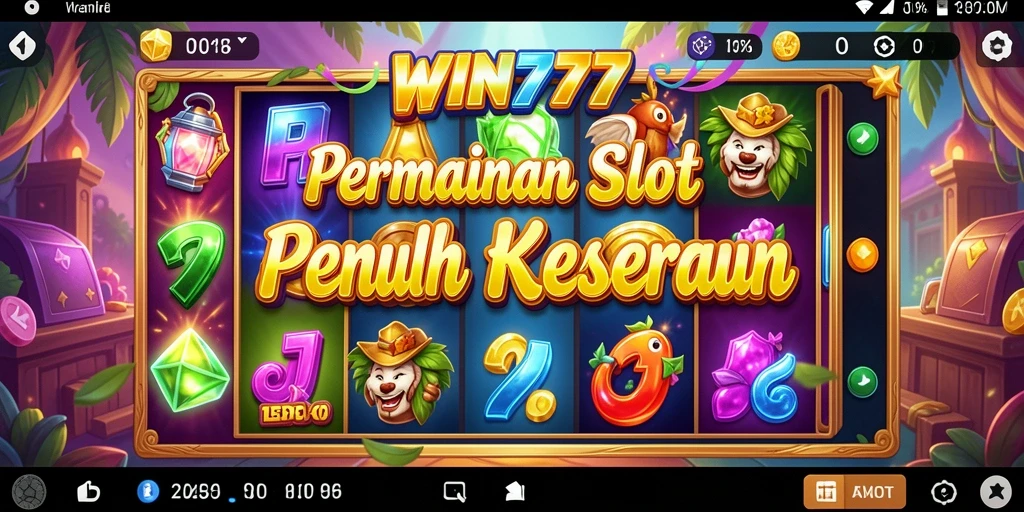 Tampilan gameplay slot yang dinamis dan menarik di WIN777.