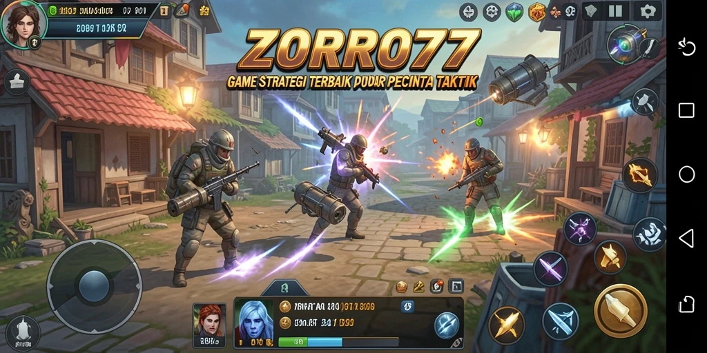 Tampilan gameplay ZORO77 yang mendebarkan dan penuh strategi.