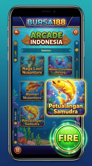 Tampilan aplikasi bursa188 dengan menu navigasi yang intuitif.